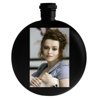 Helena Bonham Carter Round Flask