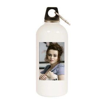 Helena Bonham Carter White Water Bottle With Carabiner