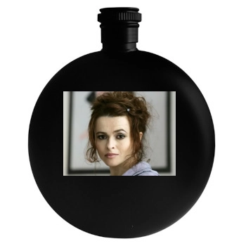 Helena Bonham Carter Round Flask