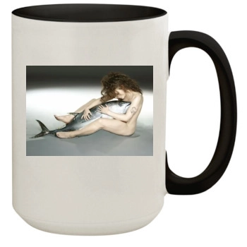 Helena Bonham Carter 15oz Colored Inner & Handle Mug