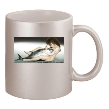 Helena Bonham Carter 11oz Metallic Silver Mug