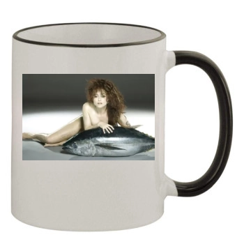 Helena Bonham Carter 11oz Colored Rim & Handle Mug