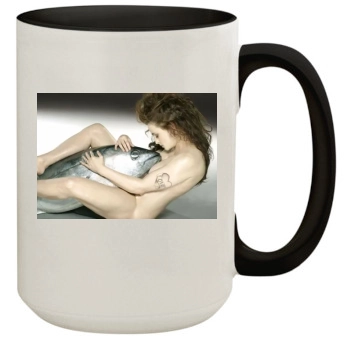 Helena Bonham Carter 15oz Colored Inner & Handle Mug