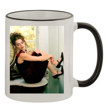 Helena Bonham Carter 11oz Colored Rim & Handle Mug