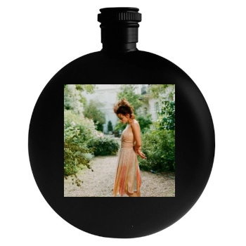 Helena Bonham Carter Round Flask