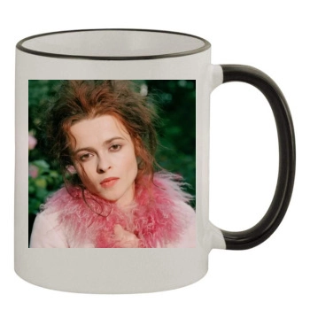 Helena Bonham Carter 11oz Colored Rim & Handle Mug