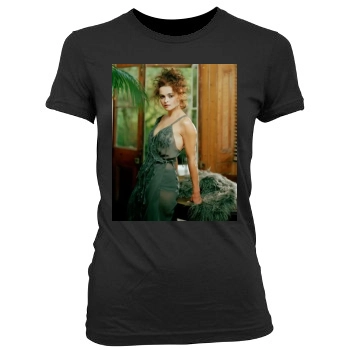 Helena Bonham Carter Women's Junior Cut Crewneck T-Shirt