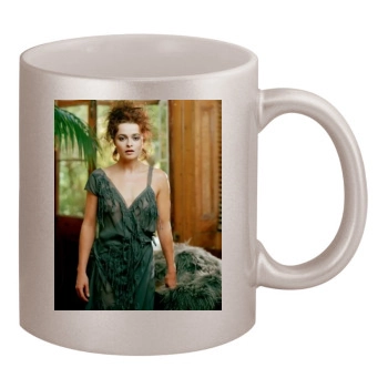 Helena Bonham Carter 11oz Metallic Silver Mug