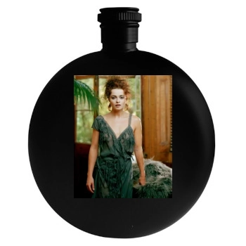 Helena Bonham Carter Round Flask