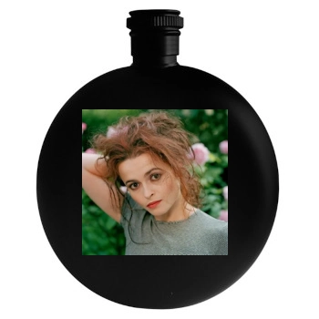 Helena Bonham Carter Round Flask