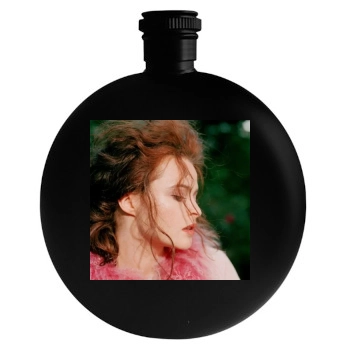 Helena Bonham Carter Round Flask