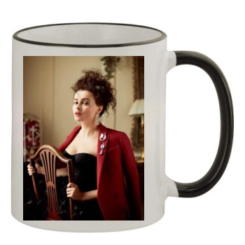 Helena Bonham Carter 11oz Colored Rim & Handle Mug