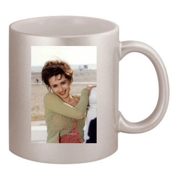 Helena Bonham Carter 11oz Metallic Silver Mug