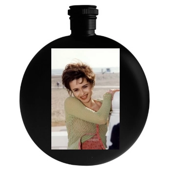 Helena Bonham Carter Round Flask