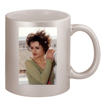 Helena Bonham Carter 11oz Metallic Silver Mug