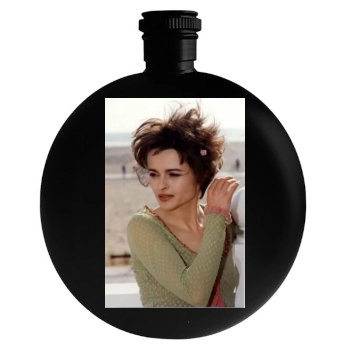 Helena Bonham Carter Round Flask