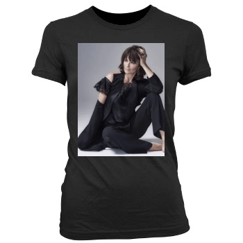 Helena Christensen Women's Junior Cut Crewneck T-Shirt