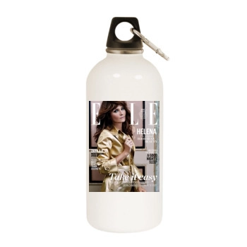 Helena Christensen White Water Bottle With Carabiner