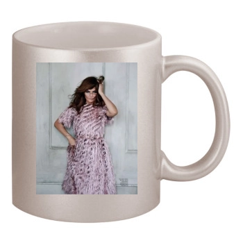 Helena Christensen 11oz Metallic Silver Mug