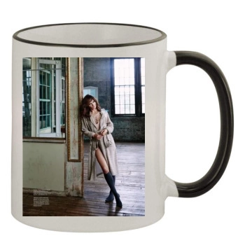 Helena Christensen 11oz Colored Rim & Handle Mug