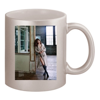 Helena Christensen 11oz Metallic Silver Mug