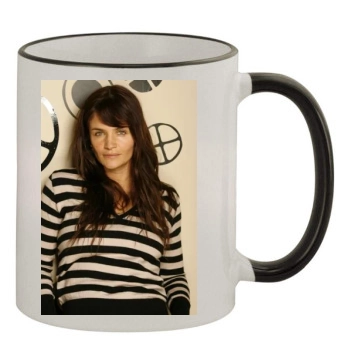 Helena Christensen 11oz Colored Rim & Handle Mug