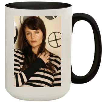 Helena Christensen 15oz Colored Inner & Handle Mug