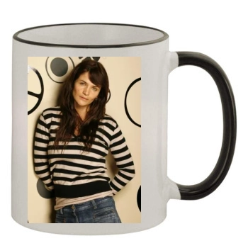 Helena Christensen 11oz Colored Rim & Handle Mug