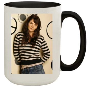 Helena Christensen 15oz Colored Inner & Handle Mug