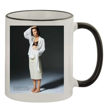 Helena Christensen 11oz Colored Rim & Handle Mug