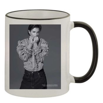 Helena Christensen 11oz Colored Rim & Handle Mug