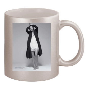 Helena Christensen 11oz Metallic Silver Mug