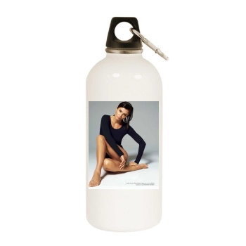 Helena Christensen White Water Bottle With Carabiner