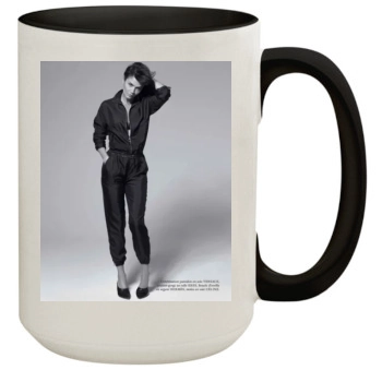 Helena Christensen 15oz Colored Inner & Handle Mug