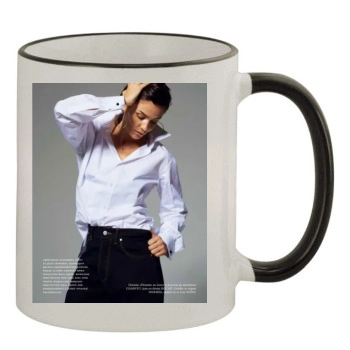 Helena Christensen 11oz Colored Rim & Handle Mug