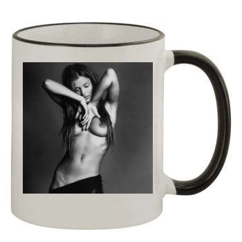 Helena Christensen 11oz Colored Rim & Handle Mug