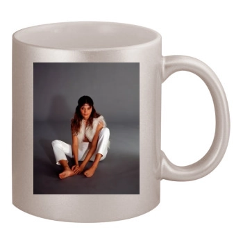 Helena Christensen 11oz Metallic Silver Mug