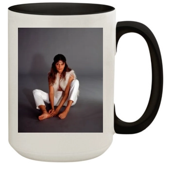 Helena Christensen 15oz Colored Inner & Handle Mug