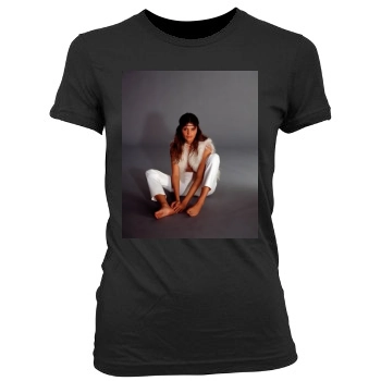 Helena Christensen Women's Junior Cut Crewneck T-Shirt