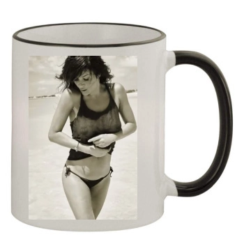 Helena Christensen 11oz Colored Rim & Handle Mug