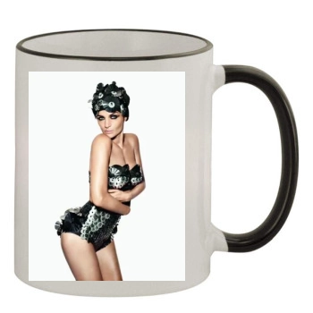 Helena Christensen 11oz Colored Rim & Handle Mug