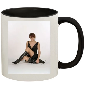 Helena Christensen 11oz Colored Inner & Handle Mug