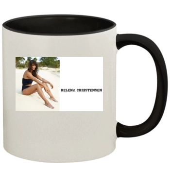 Helena Christensen 11oz Colored Inner & Handle Mug