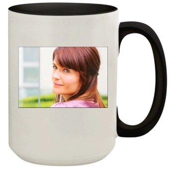 Helena Christensen 15oz Colored Inner & Handle Mug