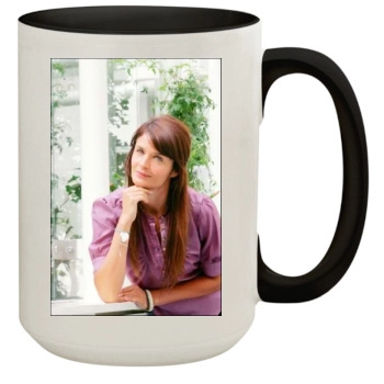 Helena Christensen 15oz Colored Inner & Handle Mug