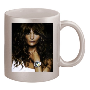 Helena Christensen 11oz Metallic Silver Mug