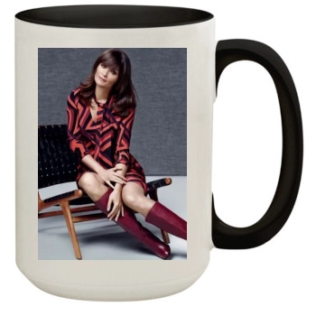 Helena Christensen 15oz Colored Inner & Handle Mug