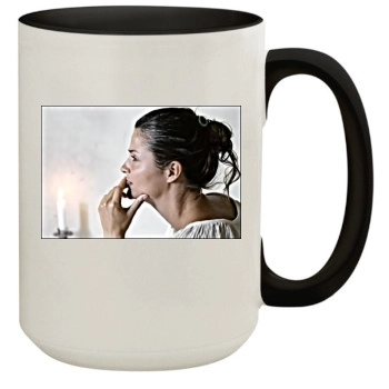 Helena Christensen 15oz Colored Inner & Handle Mug