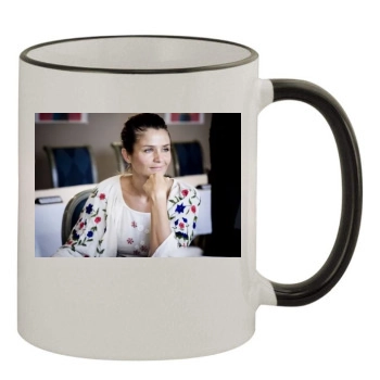 Helena Christensen 11oz Colored Rim & Handle Mug