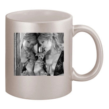 Hilary Duff 11oz Metallic Silver Mug